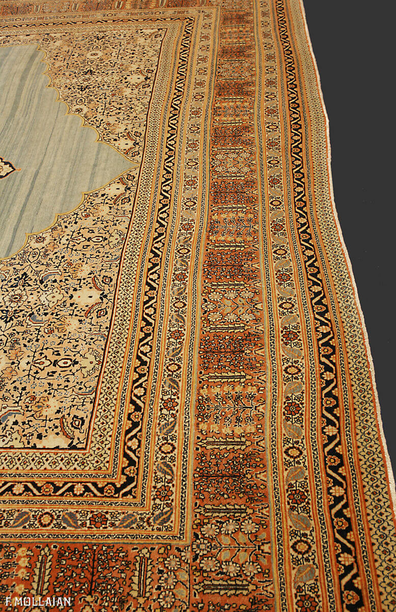 Tapis Persan Antique Tabriz Hadji djalili n°:26559648